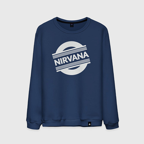 Мужской свитшот Rock Nirvana / Тёмно-синий – фото 1