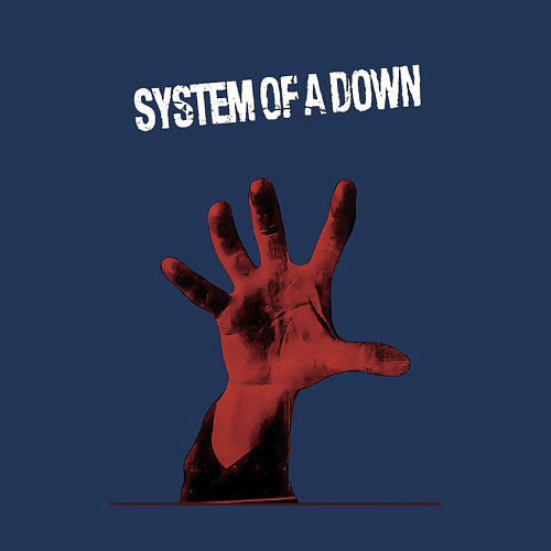 Мужской свитшот System of a Down toxicity / Тёмно-синий – фото 3