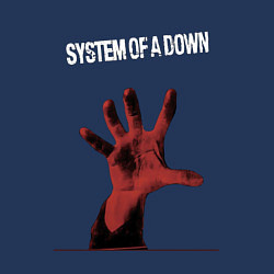 Свитшот хлопковый мужской System of a Down toxicity, цвет: тёмно-синий — фото 2