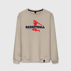 Мужской свитшот Баскетбол моя жизнь