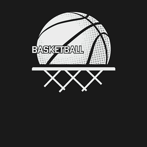 Мужской свитшот Basketball play / Черный – фото 3