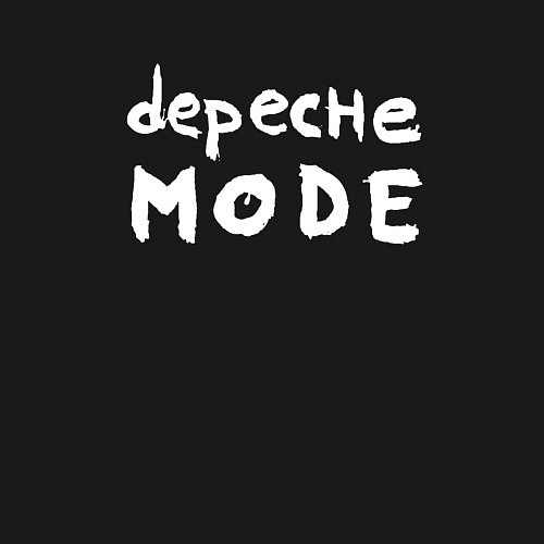 Мужской свитшот Depeche Mode - sofad logo / Черный – фото 3