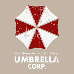 Свитшот хлопковый мужской Umbrella corporation logo, цвет: миндальный — фото 2