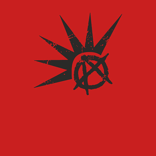 Мужской свитшот Anarchy punks / Красный – фото 3