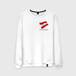 Мужской свитшот Я Австриец - патриотизм