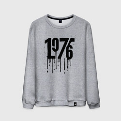 Свитшот хлопковый мужской Капающий 1976, цвет: меланж