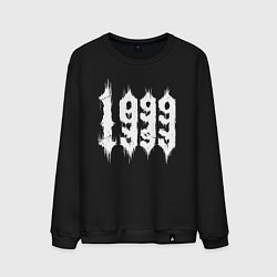 Свитшот хлопковый мужской Готический стиль 1999 года, цвет: черный