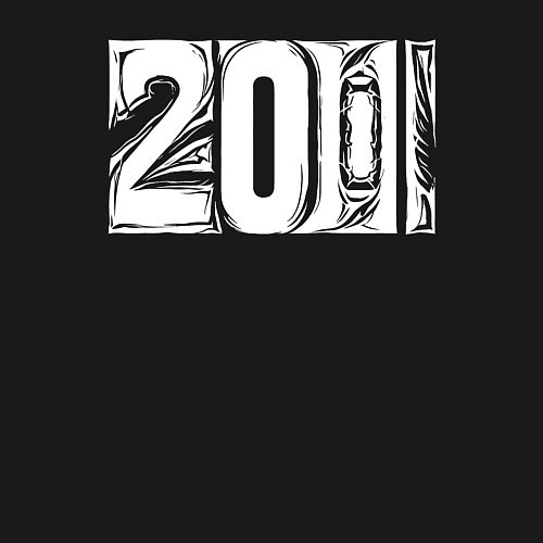 Мужской свитшот Граффити стиль 2001 / Черный – фото 3