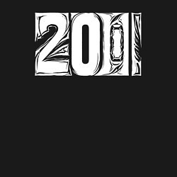 Свитшот хлопковый мужской Граффити стиль 2001, цвет: черный — фото 2