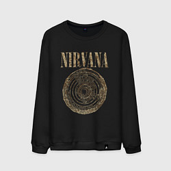 Свитшот хлопковый мужской Nirvana Circles of hell, цвет: черный