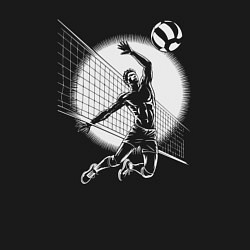 Свитшот хлопковый мужской Атака над сеткой, цвет: черный — фото 2