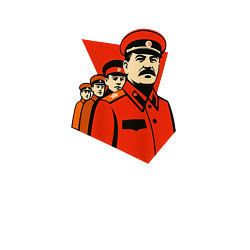Свитшот хлопковый мужской За Родину - за Сталина, цвет: белый — фото 2