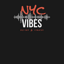 Свитшот хлопковый мужской NYC vibes, цвет: черный — фото 2