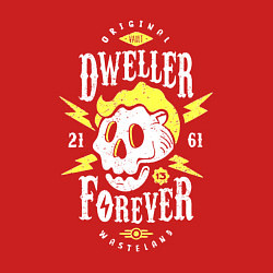 Свитшот хлопковый мужской Обитель - навсегда, цвет: красный — фото 2