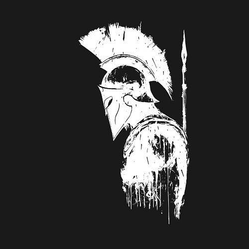 Мужской свитшот Один из 300 спартанцев / Черный – фото 3