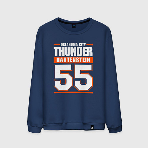 Мужской свитшот Оклахома - Хартенштейн / Тёмно-синий – фото 1
