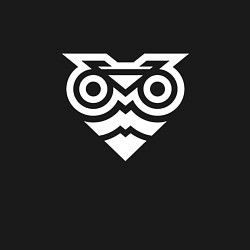 Свитшот хлопковый мужской Метафора совы и мотоцикла, цвет: черный — фото 2