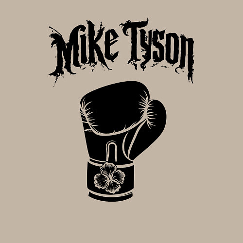 Мужской свитшот Майк Тайсон перчатка / Миндальный – фото 3
