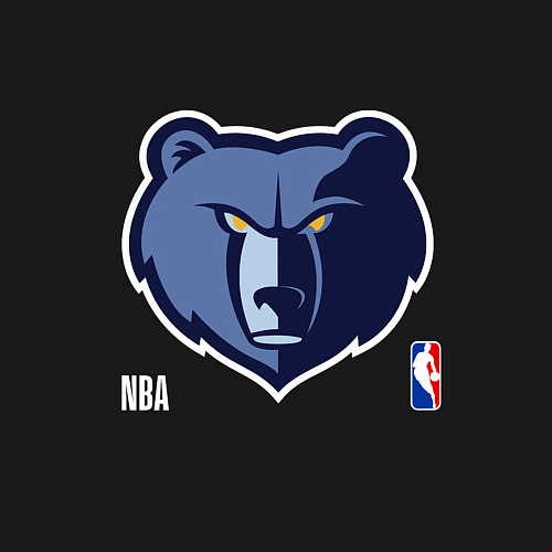 Мужской свитшот Memphis Grizzlies - basketball / Черный – фото 3