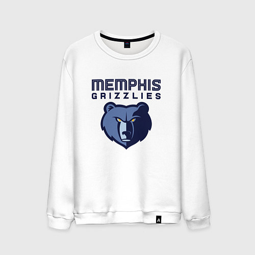 Мужской свитшот Мемфис Гриззлис - НБА / Белый – фото 1