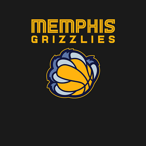 Мужской свитшот Мемфис Гриззлис / Черный – фото 3