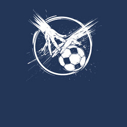 Свитшот хлопковый мужской Рука и мяч для гандбола, цвет: тёмно-синий — фото 2