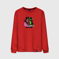 Свитшот хлопковый мужской Пугна с Дарк виллоу, цвет: красный