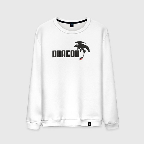 Мужской свитшот Dragon / Белый – фото 1