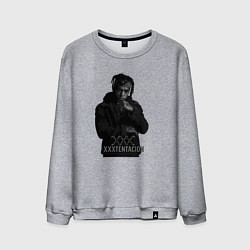 Мужской свитшот XXXTentacion грустный