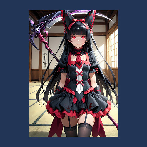 Мужской свитшот Рори Меркурия с алебардой / Тёмно-синий – фото 3