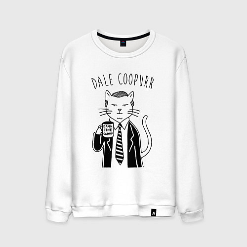 Мужской свитшот Dale Coopurr / Белый – фото 1