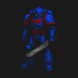 Свитшот хлопковый мужской Космодесантник Space Marine, цвет: черный — фото 2