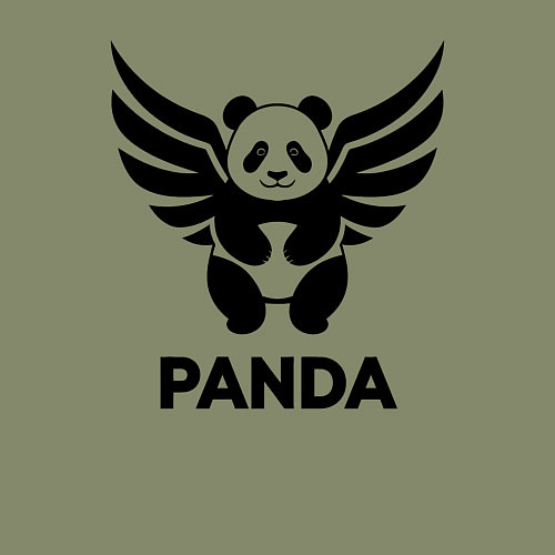 Мужской свитшот Летающая панда / Авокадо – фото 3