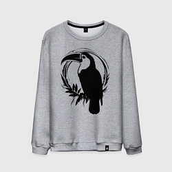 Мужской свитшот Тукан в круге