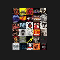 Свитшот хлопковый мужской Metallica - обложки, цвет: черный — фото 2