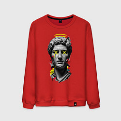 Свитшот хлопковый мужской Давид, цвет: красный