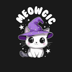 Свитшот хлопковый мужской Мяугия, цвет: черный — фото 2