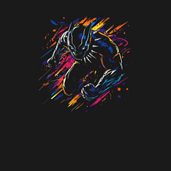 Свитшот хлопковый мужской Color panther, цвет: черный — фото 2