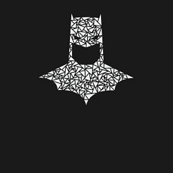 Свитшот хлопковый мужской Облик Бэтмена, цвет: черный — фото 2