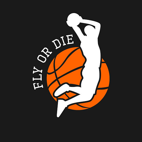 Мужской свитшот Лети или умри / Черный – фото 3