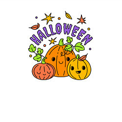 Свитшот хлопковый мужской Весёлый хэллоуин, цвет: белый — фото 2