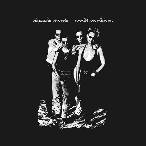 Мужской свитшот Depeche Mode - World Violation Official Merch / Черный – фото 3