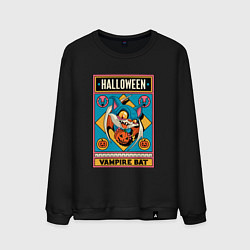 Мужской свитшот Halloween vampire bat