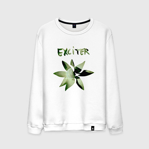 Мужской свитшот Depeche Mode - Exciter Flower / Белый – фото 1