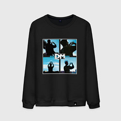 Свитшот хлопковый мужской Depeche Mode world in my eyes, цвет: черный
