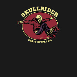 Свитшот хлопковый мужской Skullrider, цвет: черный — фото 2