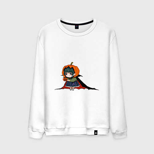 Мужской свитшот Милое коварство МаоМао - Монолог Фармацевта аниме / Белый – фото 1
