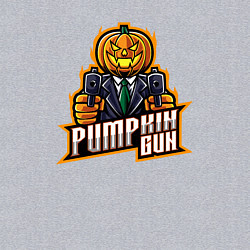Свитшот хлопковый мужской Pumpkin gun, цвет: меланж — фото 2
