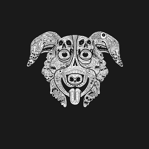 Мужской свитшот Мистер Пиклз face / Черный – фото 3