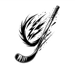 Свитшот хлопковый мужской Динамичная клюшка, цвет: белый — фото 2